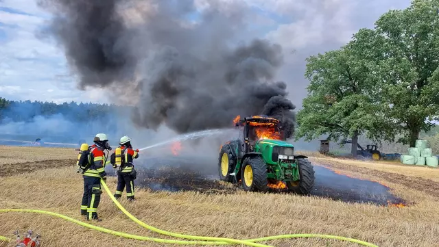 Brand Ballenpresse