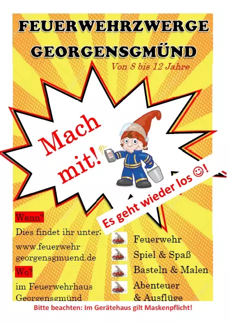 Flyer Kinderfeuerwehr